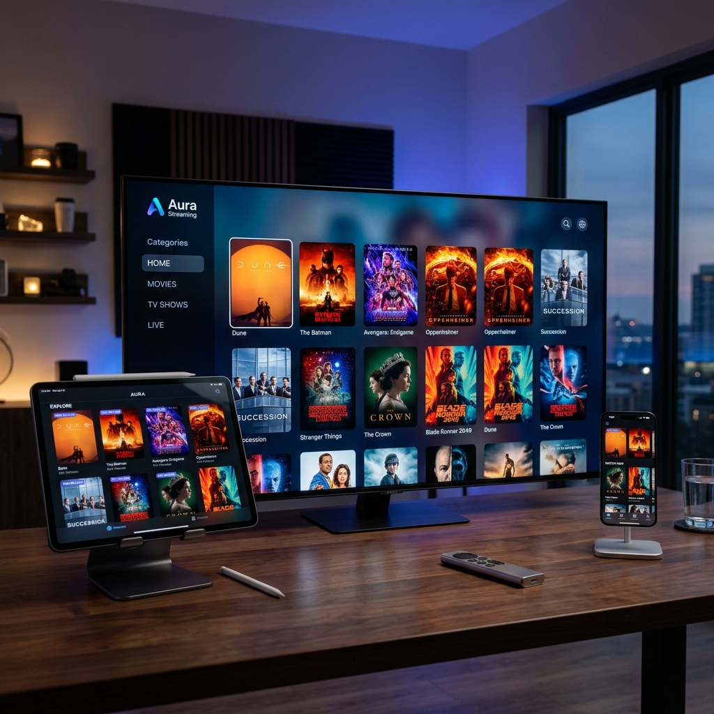 Prueba IPTV Profesional - Nuestro servicio premium es compatible con todos tus dispositivos: Smart TV, tabletas y smartphones para ver el mejor cine y series.